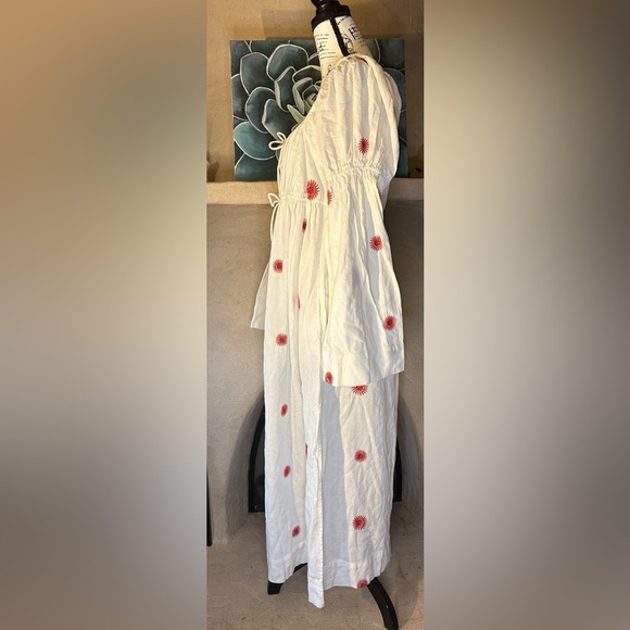 Free People Emory Embroidered Midi Dress NWOT - Picture 7 of 11